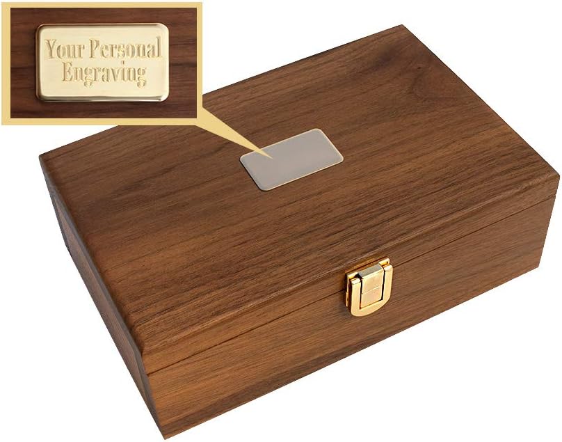 Black Walnut Domino Set S62170