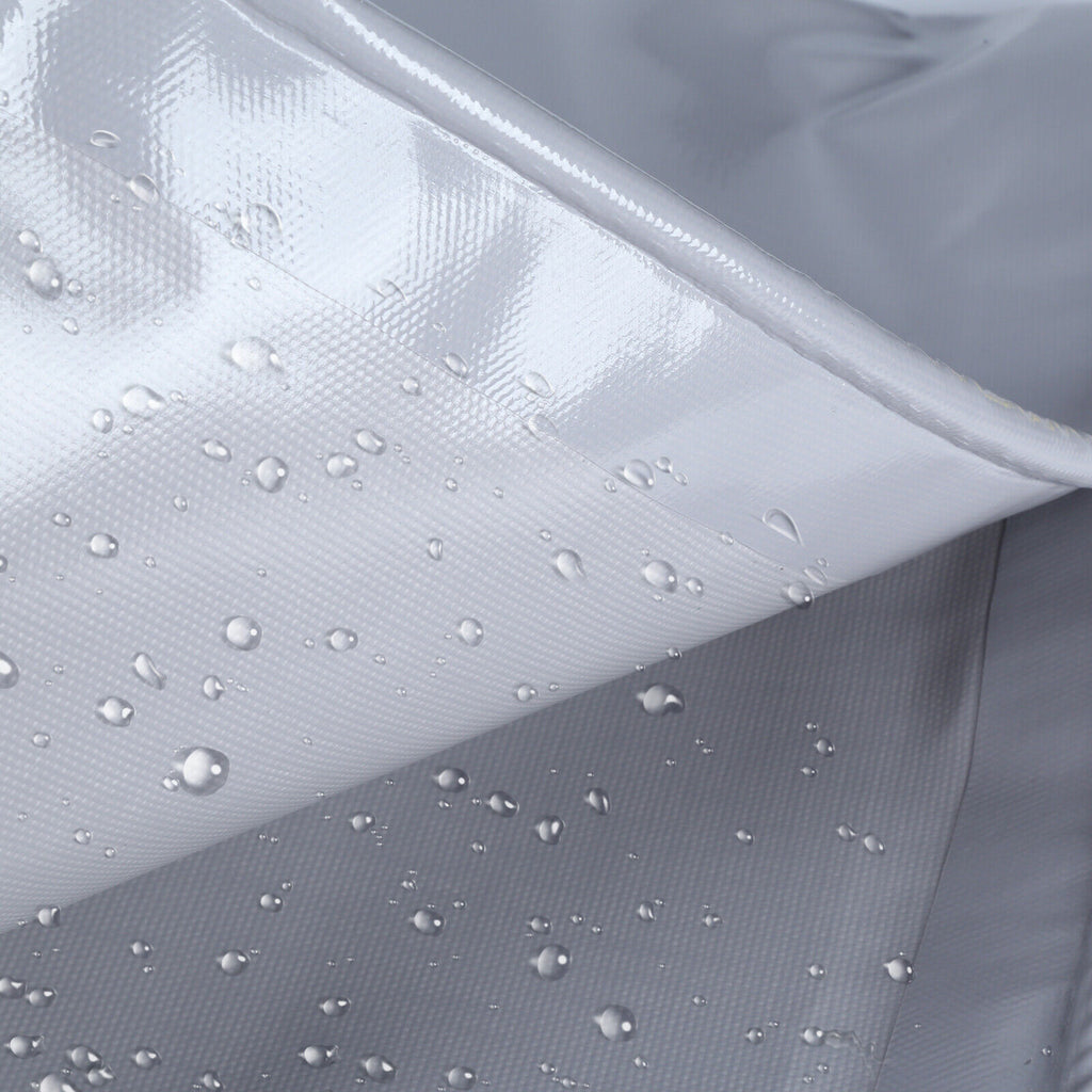 3*5 Meter Grey Waterproof PVC Tarpaulin Canopy Cover Z579