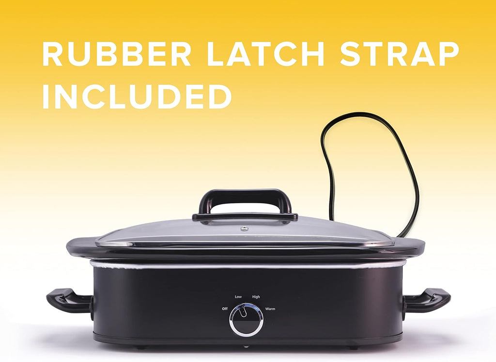 4-Quart Manual Slow Cooker with Keep Warm Setting, 3 Pot Liners Pack of 2 K746