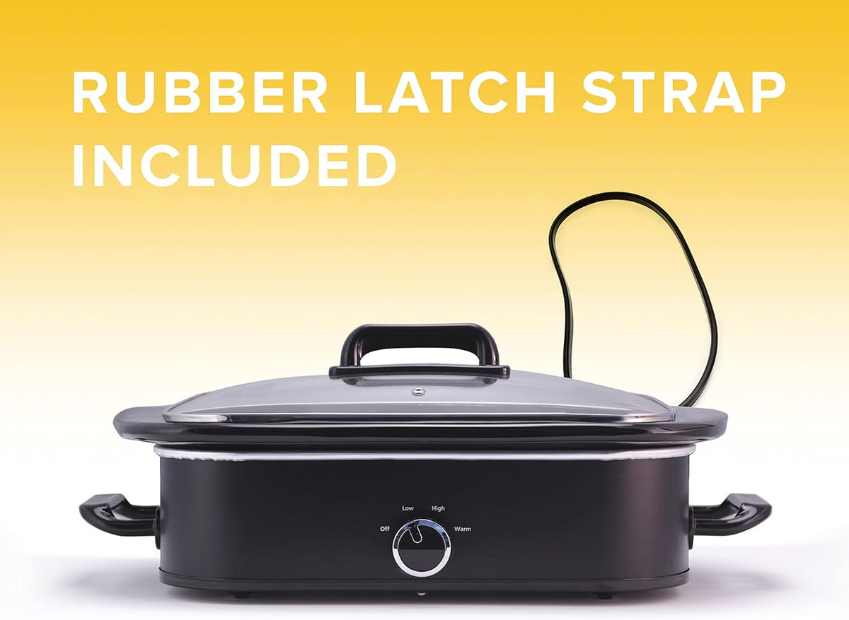 4-Quart Manual Slow Cooker with Keep Warm Setting, 3 Pot Liners Pack of 2 K746