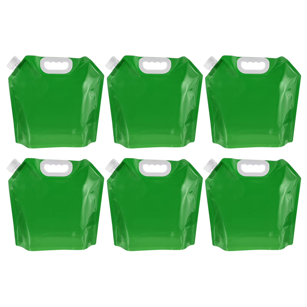 Green 6 Pack Collapsible Water Container Bag A483571