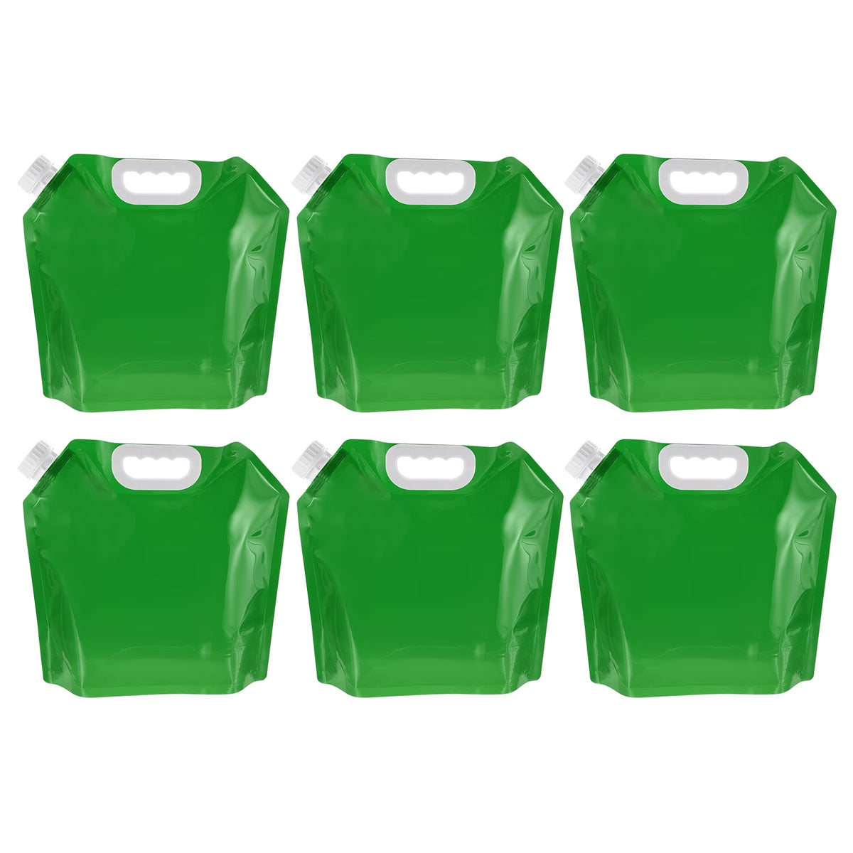 Green 6 Pack Collapsible Water Container Bag A483571