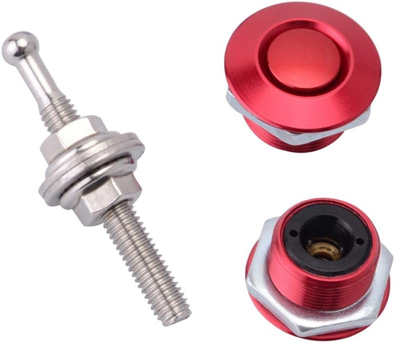Quick Release Hood Pins 2 Pack 2.44" Diameter Black X36186