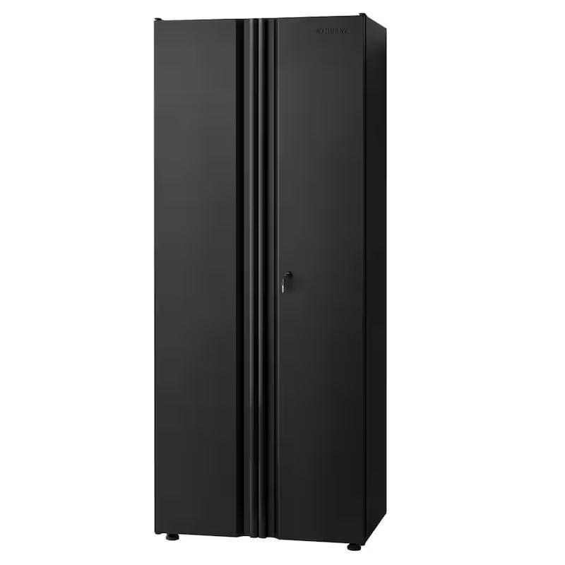 24-Gauge Steel Freestanding Garage Cabinet in Black M681752