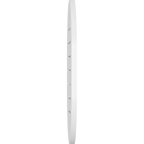 26x22W x 38x22H Vertical Round Ended Surface Mount PVC Gable Vent H257310
