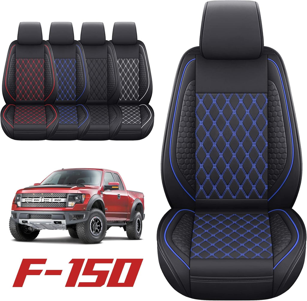Black Waterproof Full Set Car Seat Covers for Ford F150 K3395