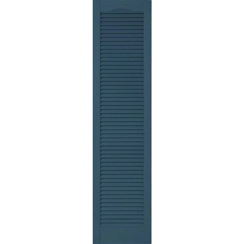 12 inch x 92 inch Vinyl Open Louver Shutters Per Pair K366