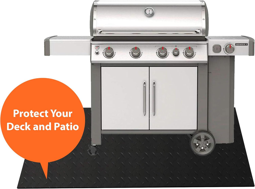 Large Grill Splatter Mat for Protecting Wood Deck Patio Floor J463104