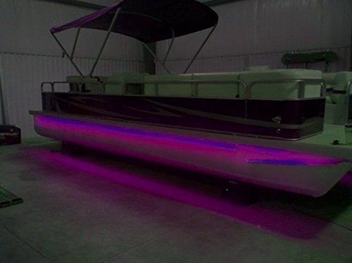 Black Light Ultraviolet (UV) LED Under Deck Lighting DIY Kit with Red & Green Navigation Lights T31600