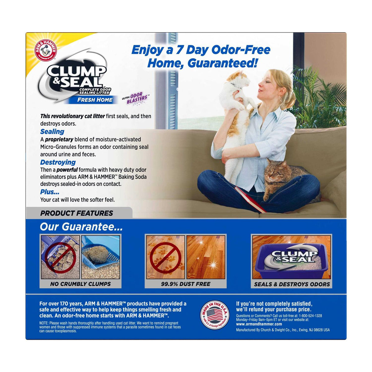 Clump & Seal Fresh Home Cat Litter F6323