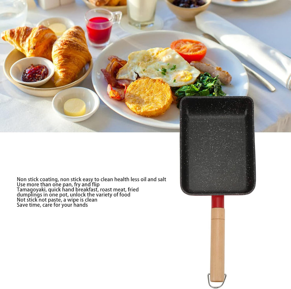 Red Non Stick Mini Frying Pan A56584