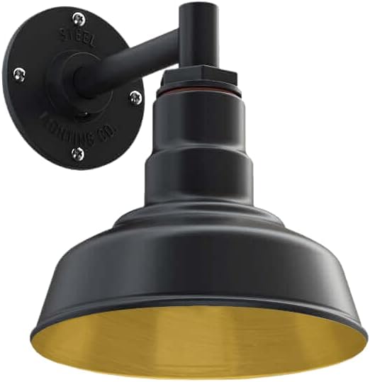 Galvanized 8 in Dome Outdoor Wall Mounted Barn Light I948