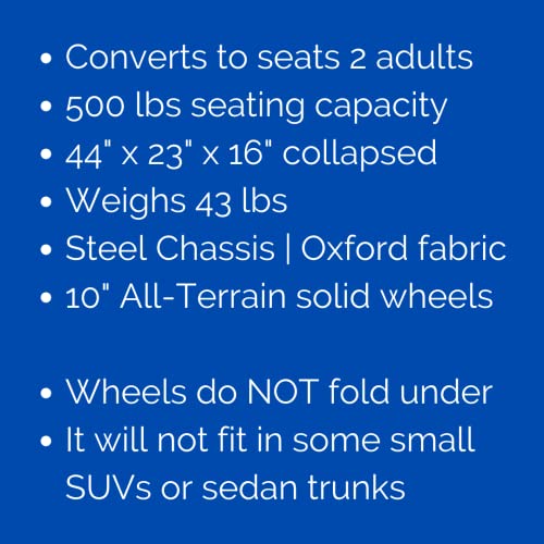 3-in1 Wagon Cart with Cargo Net S65594