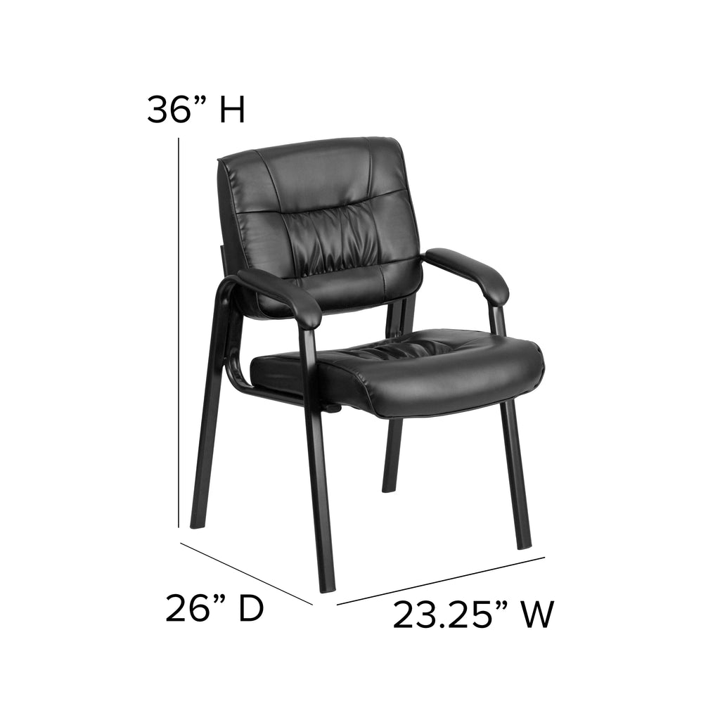 Leather Blend Reception Chair L8296