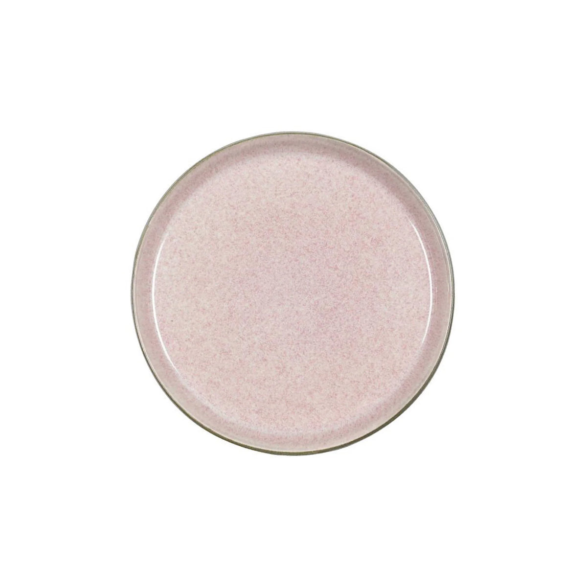 Stoneware Gastro Plate Ø 21 cm Grey, Light Pink J581915