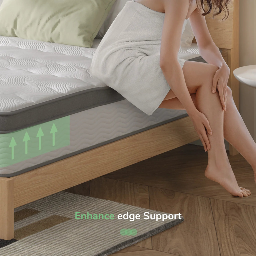 Queen Size Memory Foam Pocket Spring Hybrid Mattress V554