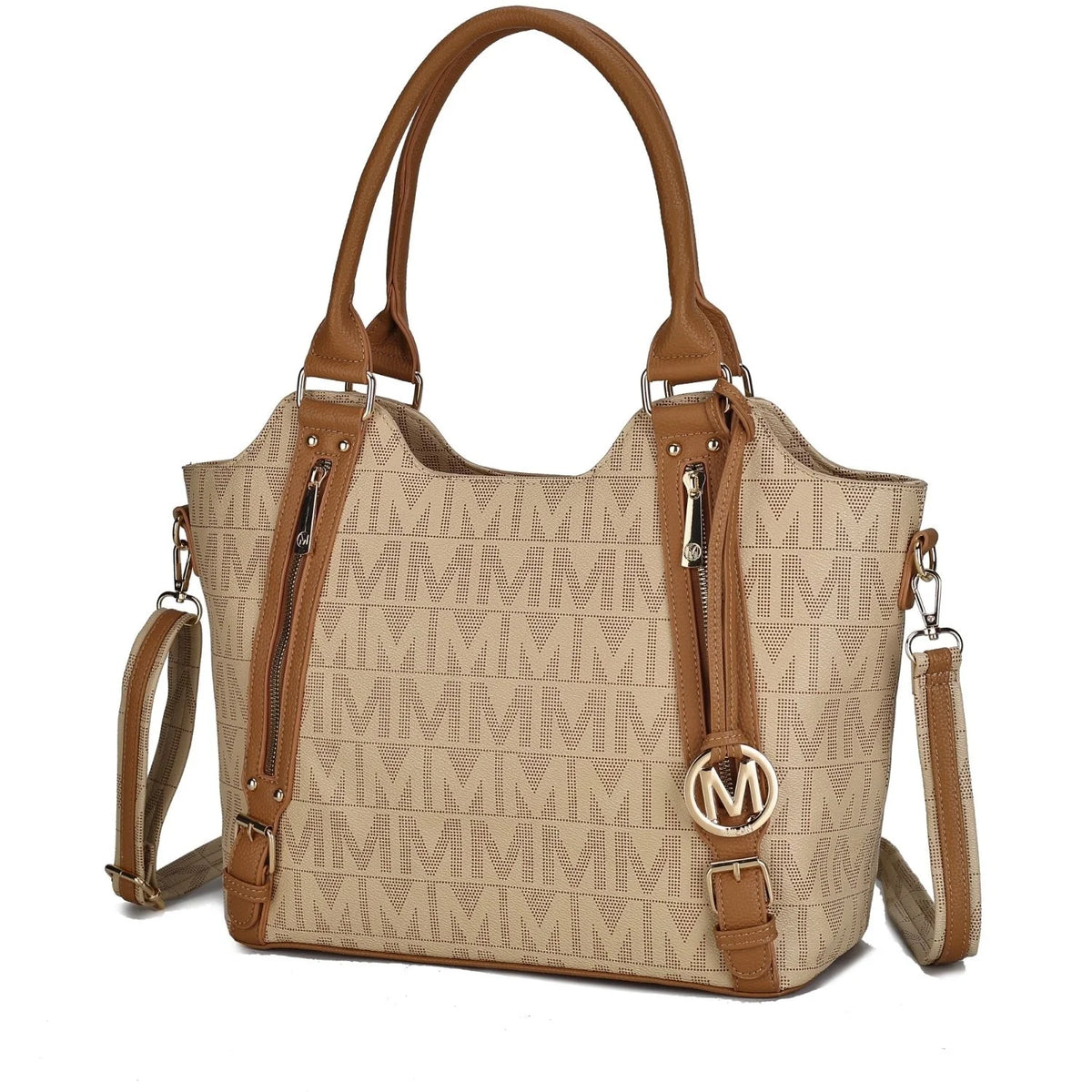 Women's Beige Tote Bag B2517