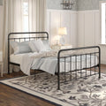 Black Full Metal Bed B734