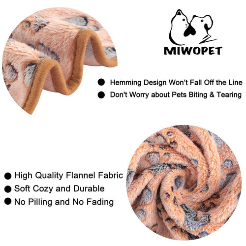 3 Pack Soft Warm Fleece Flannel Pet Blanket N48654