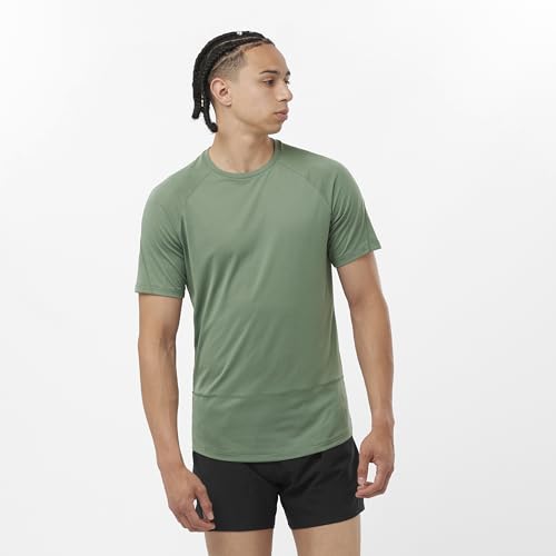 Men's Cross Run Ss Tee M-Citronelle-Sulphur S V6407