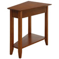 Cherry MDF Wood Wedge End Table X167745