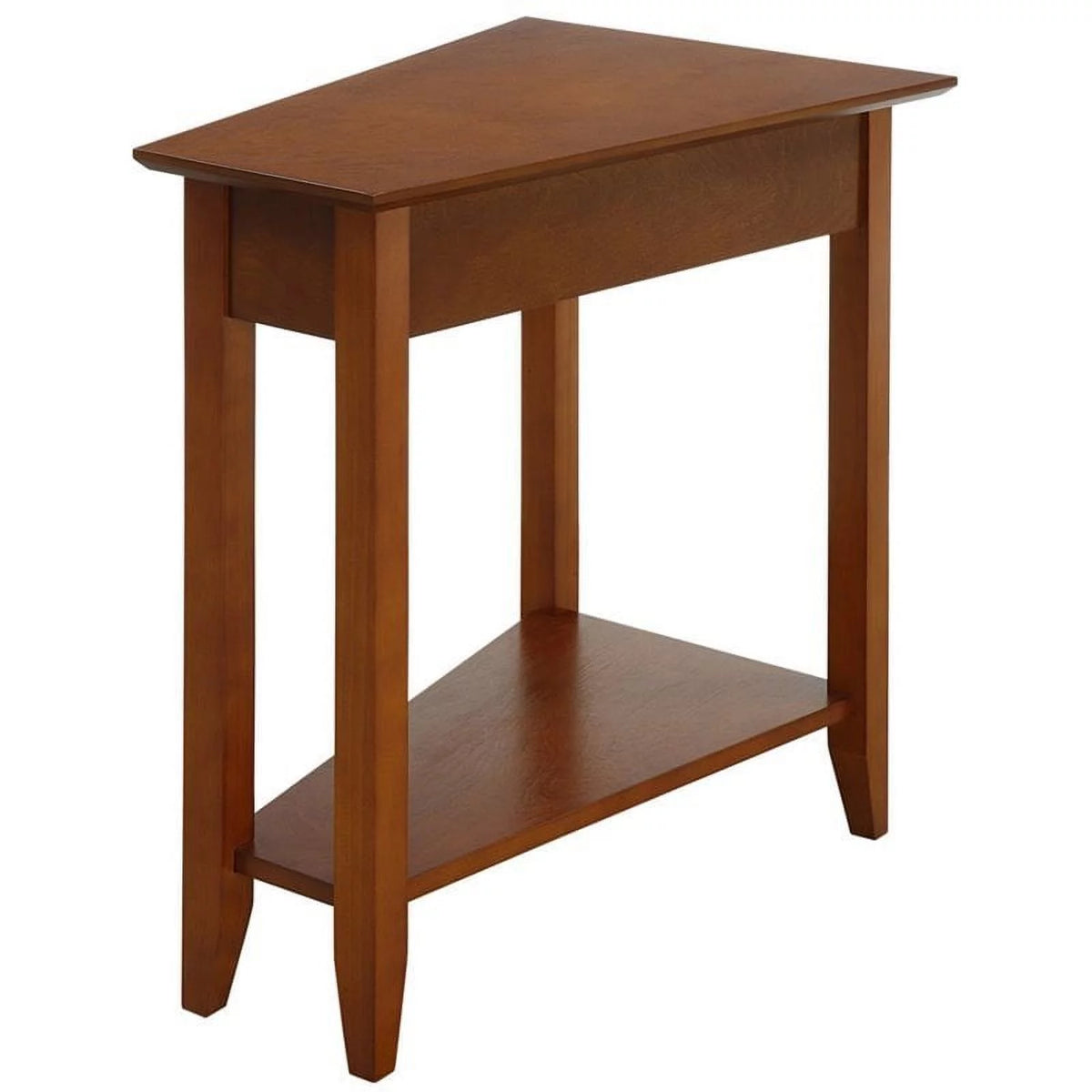 Cherry MDF Wood Wedge End Table X167745