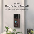 Satin Nickel Battery Doorbell I835126