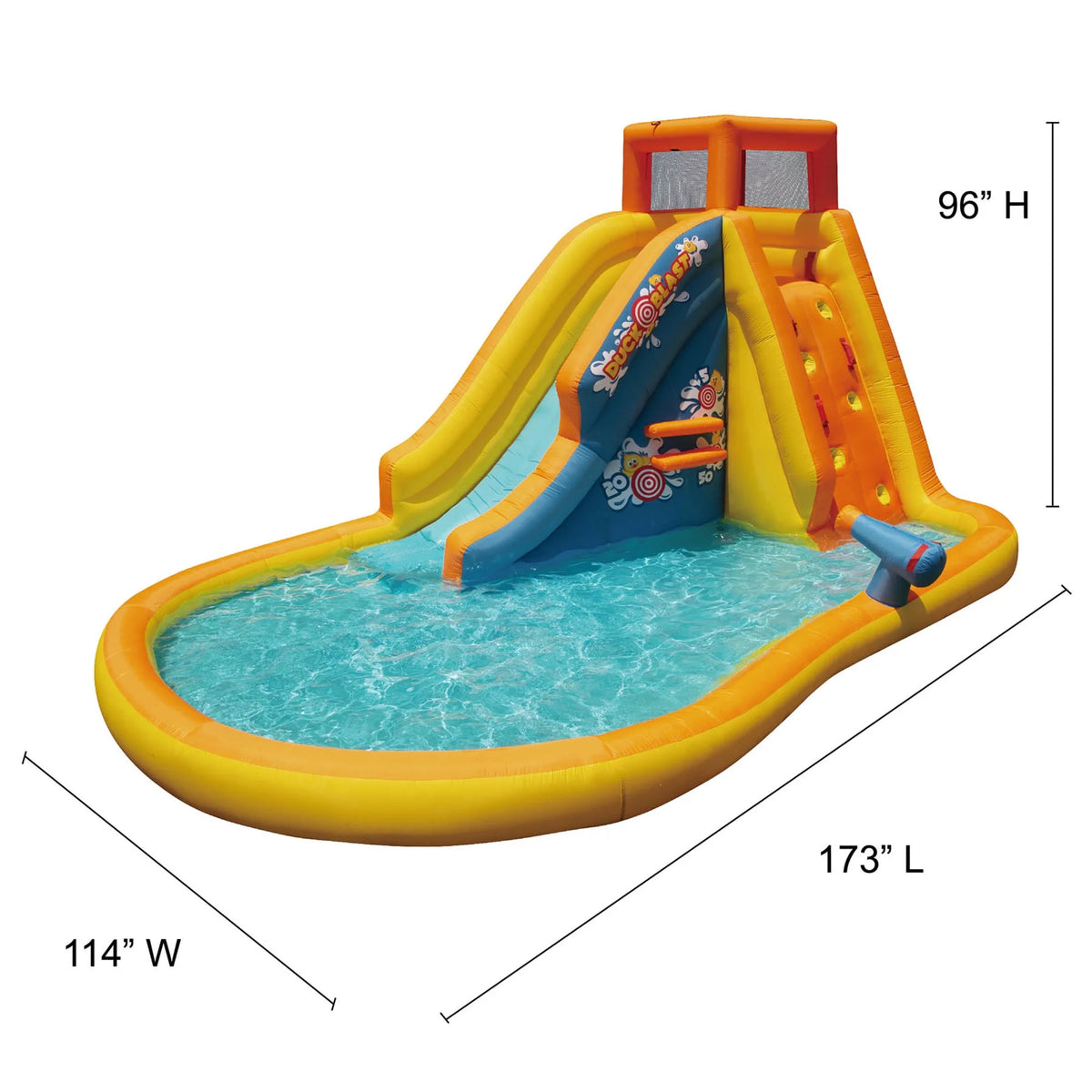 Inflatable Water Park with Water Blast Cannon H780525