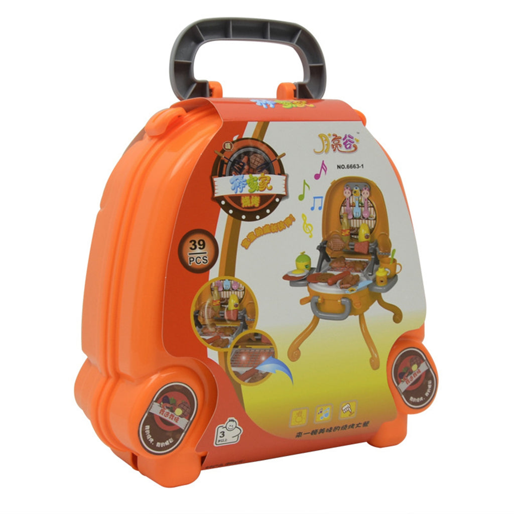 Portable BBQ Toy Set with Suitcase Design E7948