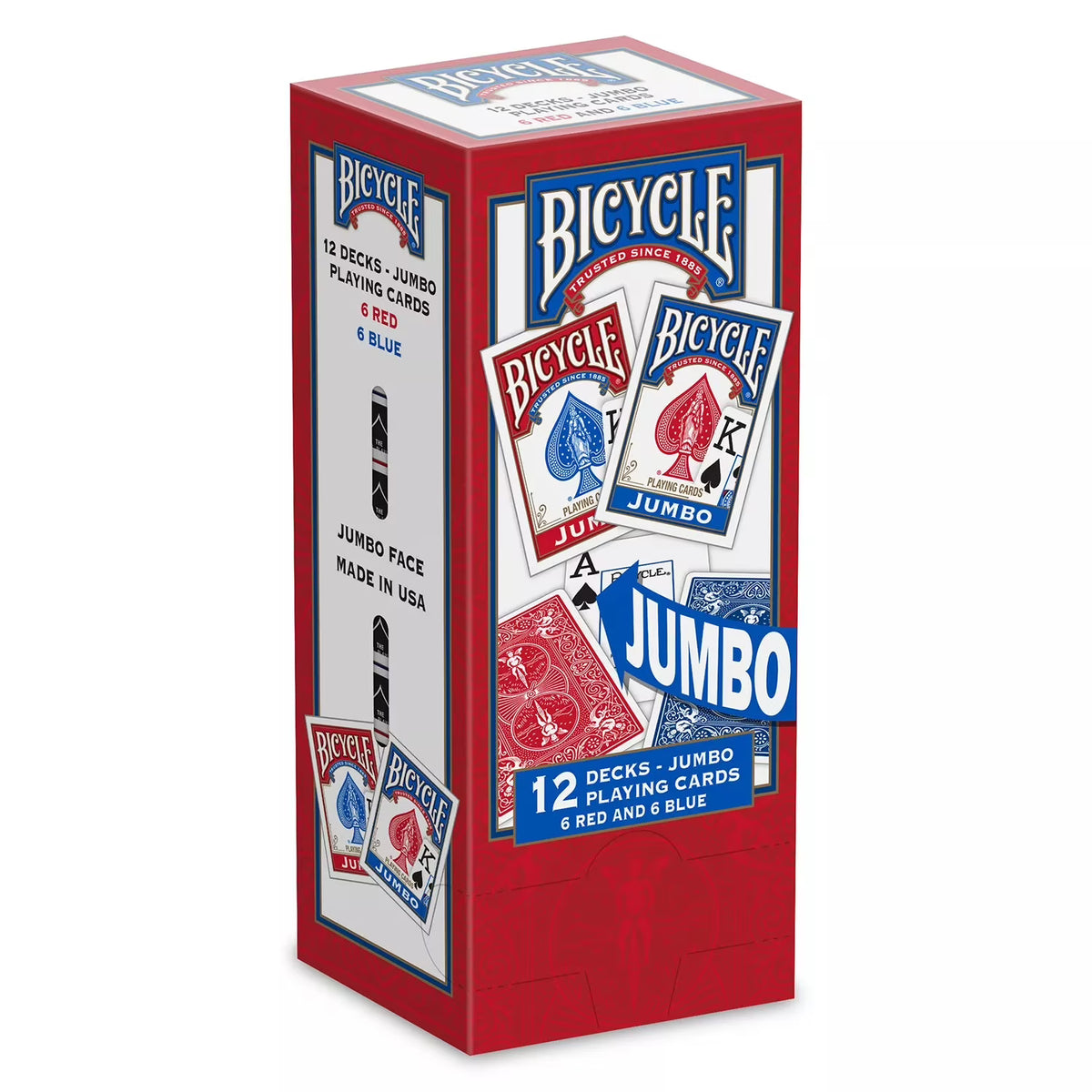 Jumbo Faces Playing Cards - 12 pks. K217001