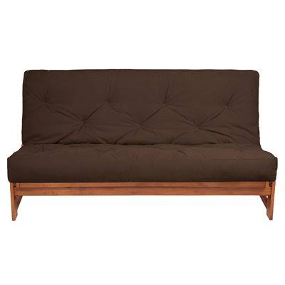 Gray Queen Suede Foam Futon Mattress Y971