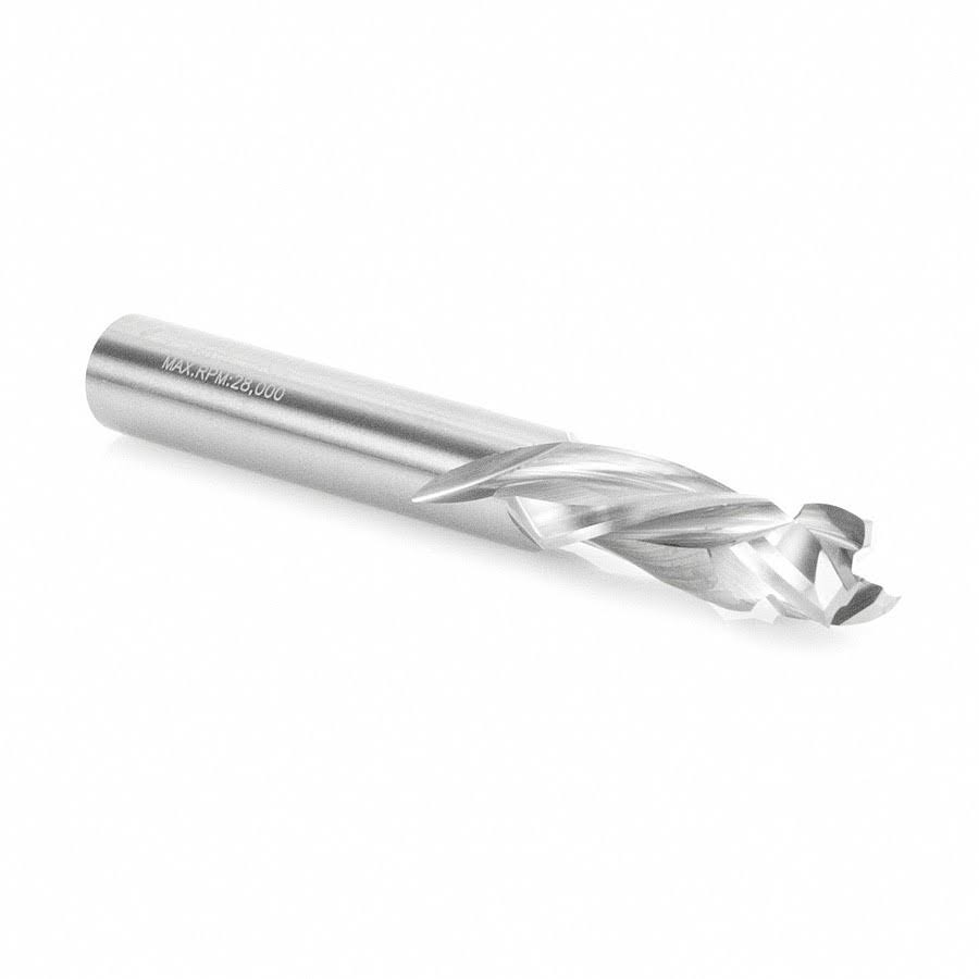 CNC Solid Carbide Compression Spiral 3 Flute 3/8 Dia 1-1/8 3/8 Shank P139250