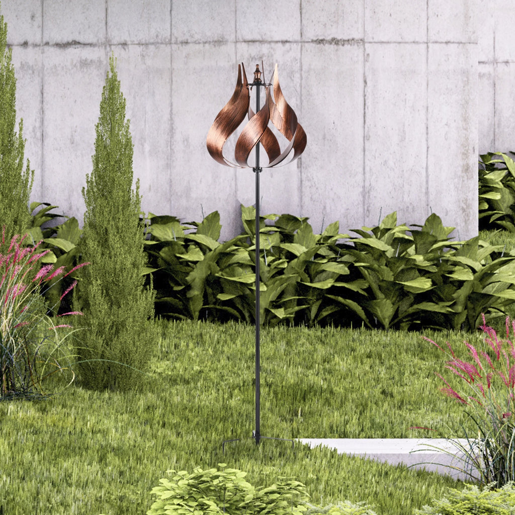 Tulip Kinetic Windmill Sculpture L435795
