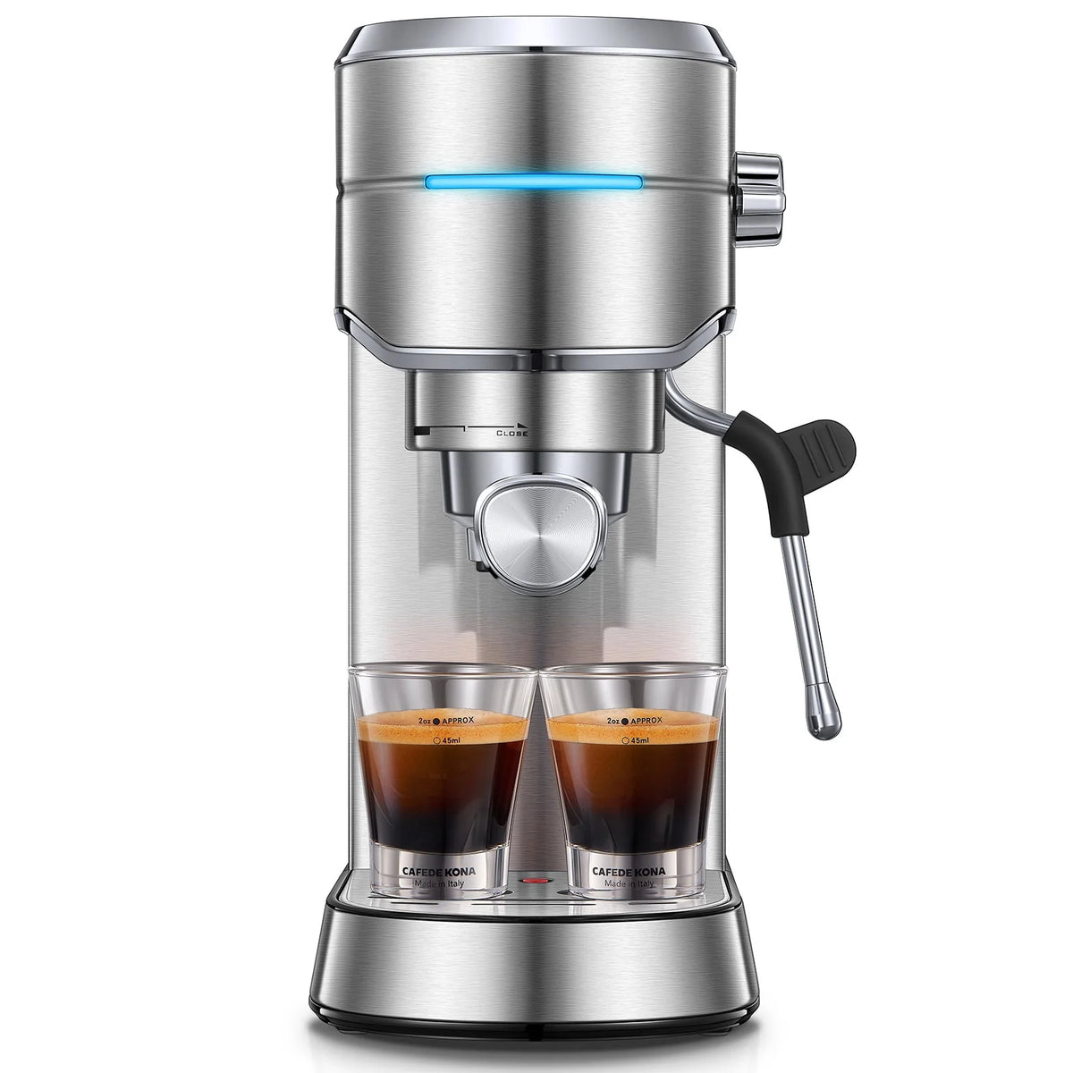 20 Bar Espresso and Cappuccino Maker with Milk Frother Steam Wand Z35629