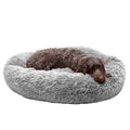 Large Mist Gray Donut Dog Bed B3528