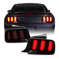 Chrome Smoked LED Tail Lamp Brake Lights Pair Left + Right J956097
