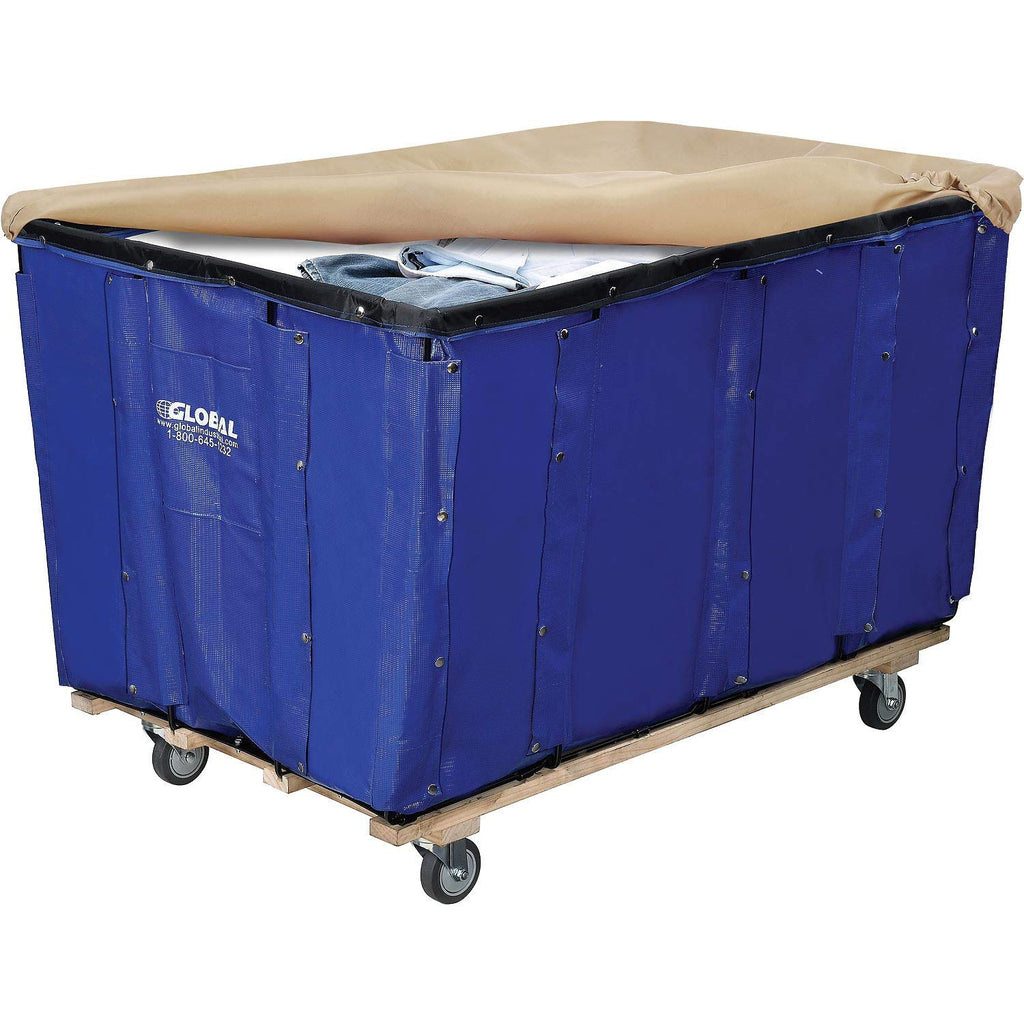 Vinyl Basket Bulk Truck, 24 Bushel, Blue V826502