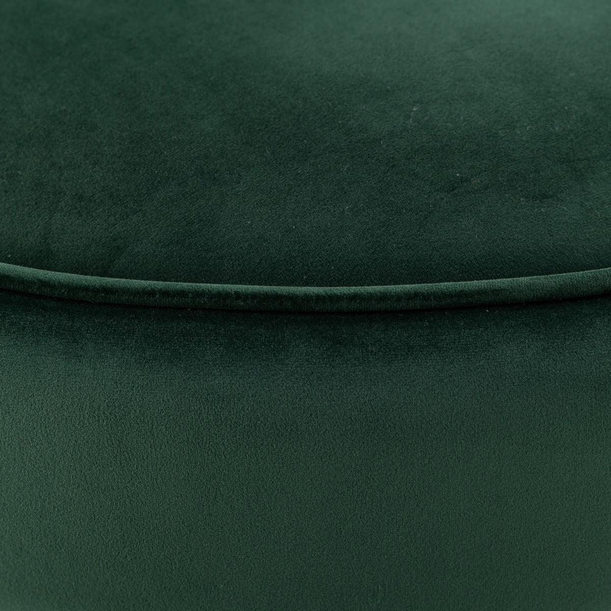 Green Velvet Round Barrel Accent Chair with Seat Cushion C5925
