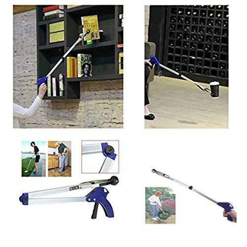 2 Pcs Foldable Long Arm Reacher Grabber M451997