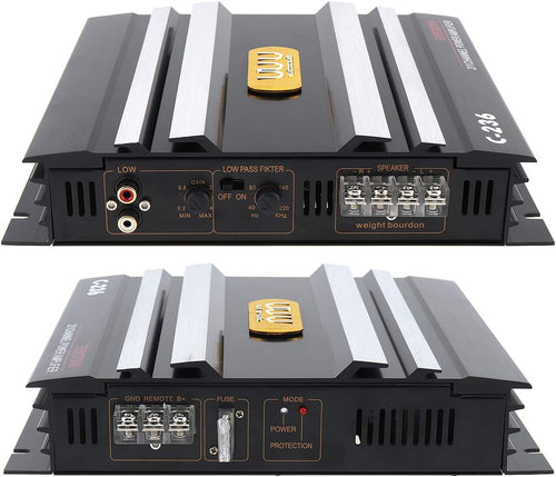 3800W 2 Channel Car Audio Amplifier, Pack of 2 A277819