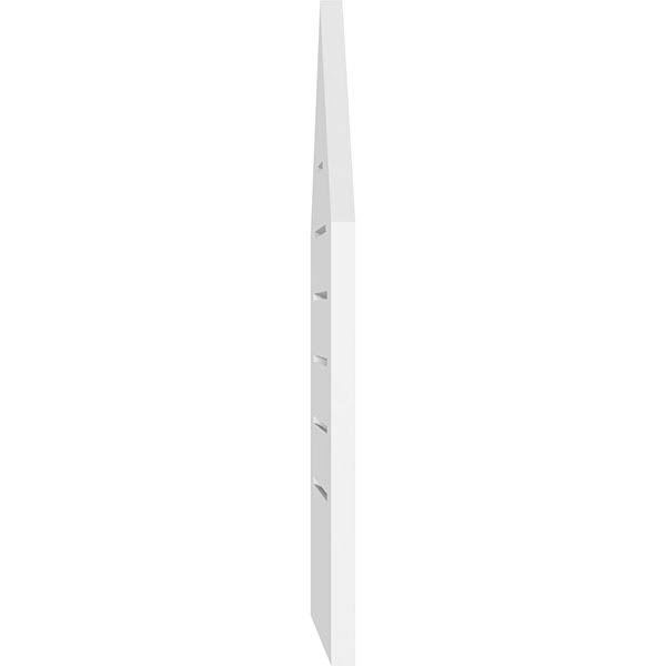 Peaked Top Surface Mount PVC Gable Vent G685