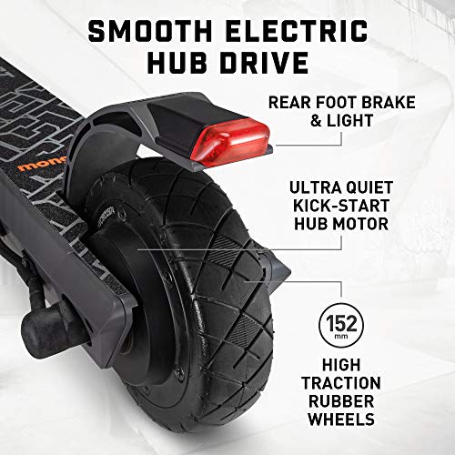 Electric Kids Scooter with Aluminum Handlebars and Frame, Rear Foot Brake Q8716