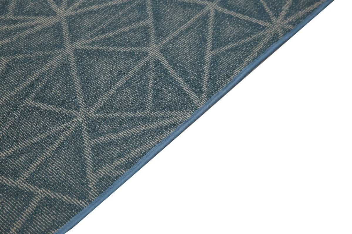 Blue 8' Octagon Area Rug P819477
