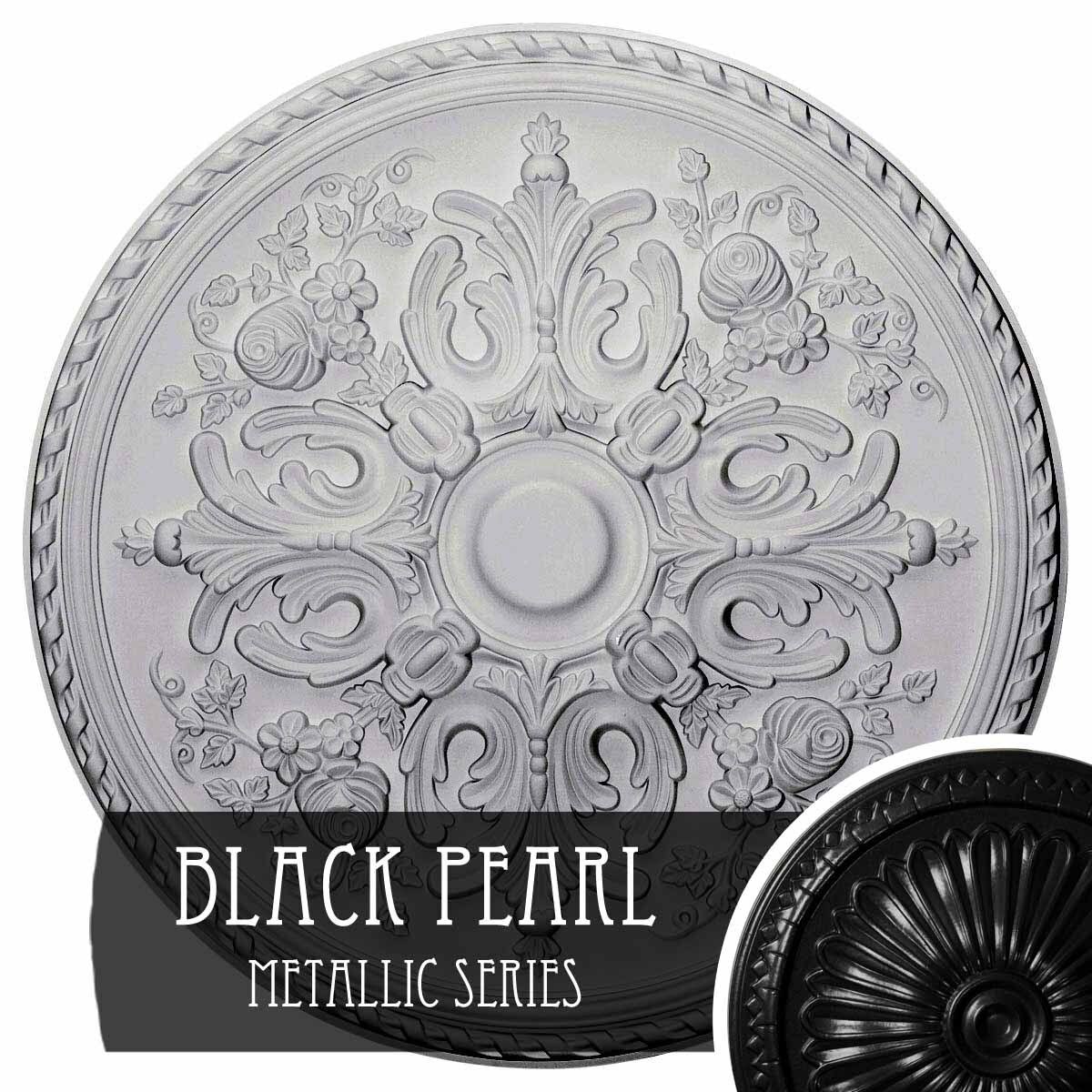 Black Pearl Ceiling Medallion A52296
