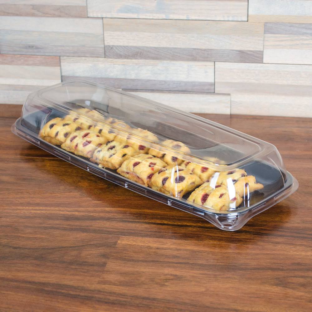 Black Plastic Platter Catering Tray D88244