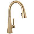 Single-Handle Pull-Down Kitchen Faucet Bronze D7373