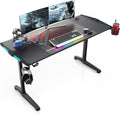 55 Inch Gaming Desk with RGB Led Lights Z1474