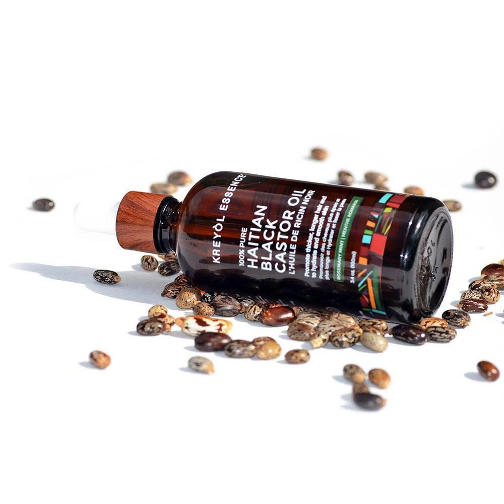 Haitian Black Castor Oil - Rosemary Mint Q33943