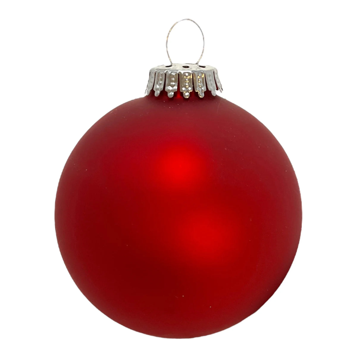 Red Glass Ball Christmas Ornament 3.5 Inch D6608