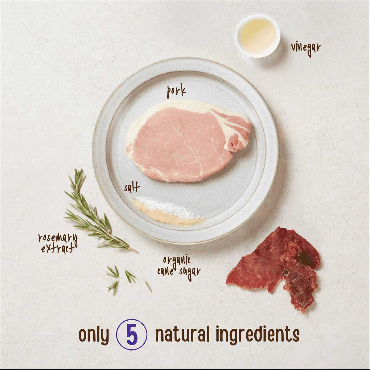 Natural Cut Pork Jerky Dog Treats A3673